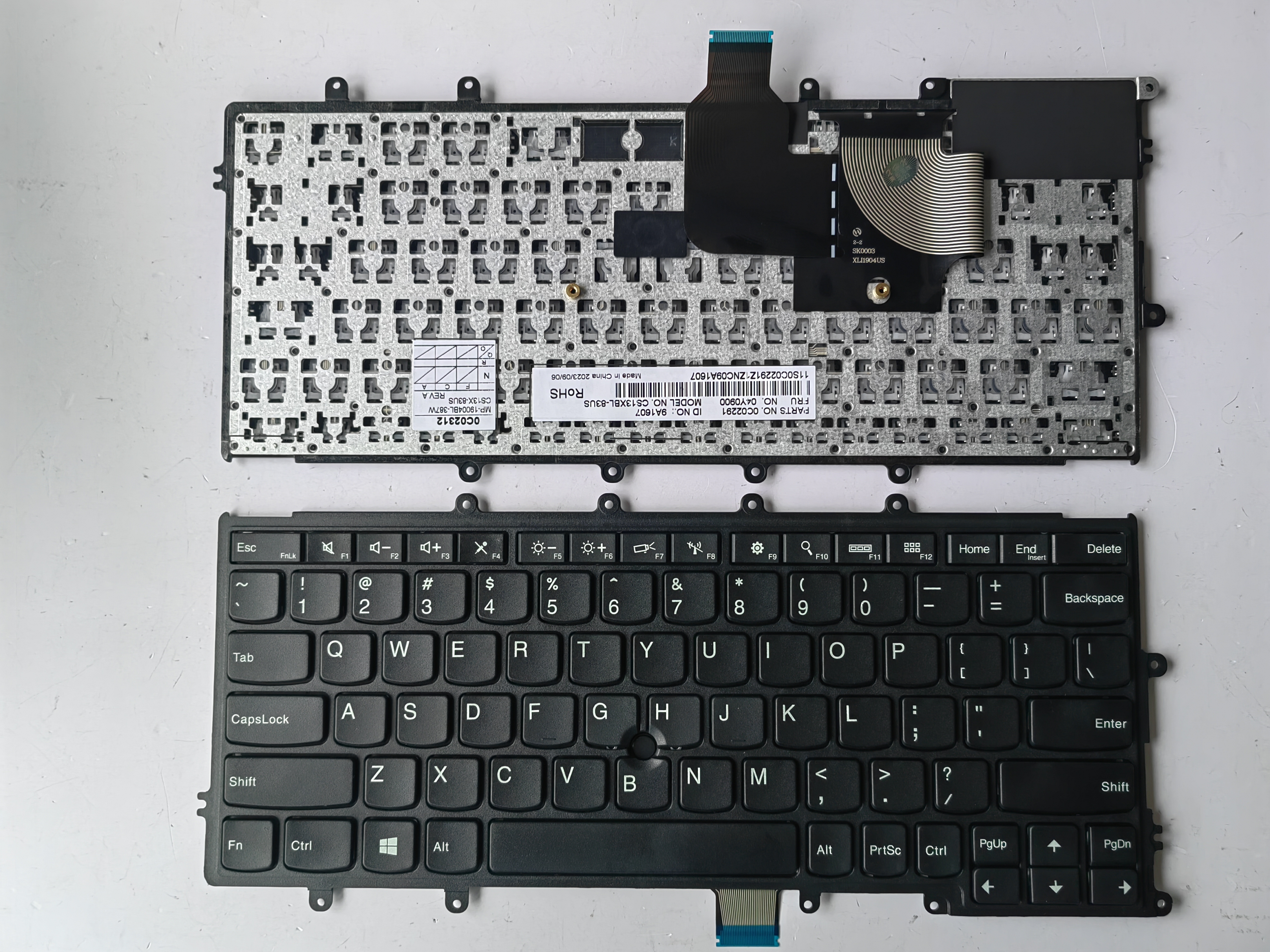 Picture of New Replacement Laptop Keyboard For IBM X240/SK full light/X250/X260/X230S BLACK FRAME BLACK With hole (OEM) US Layout